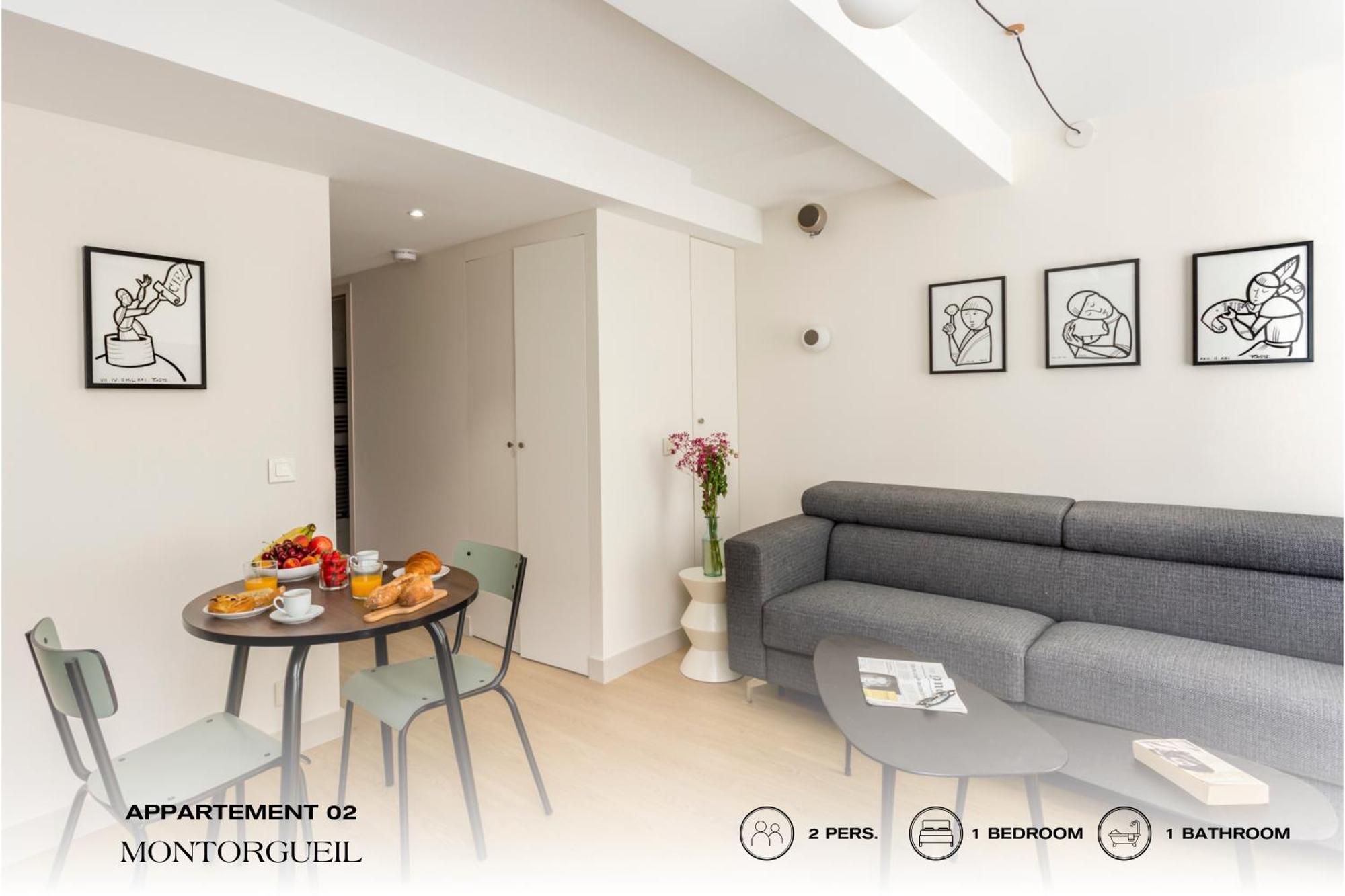 Beauquartier - Montorgueil Apartment Paris Bagian luar foto