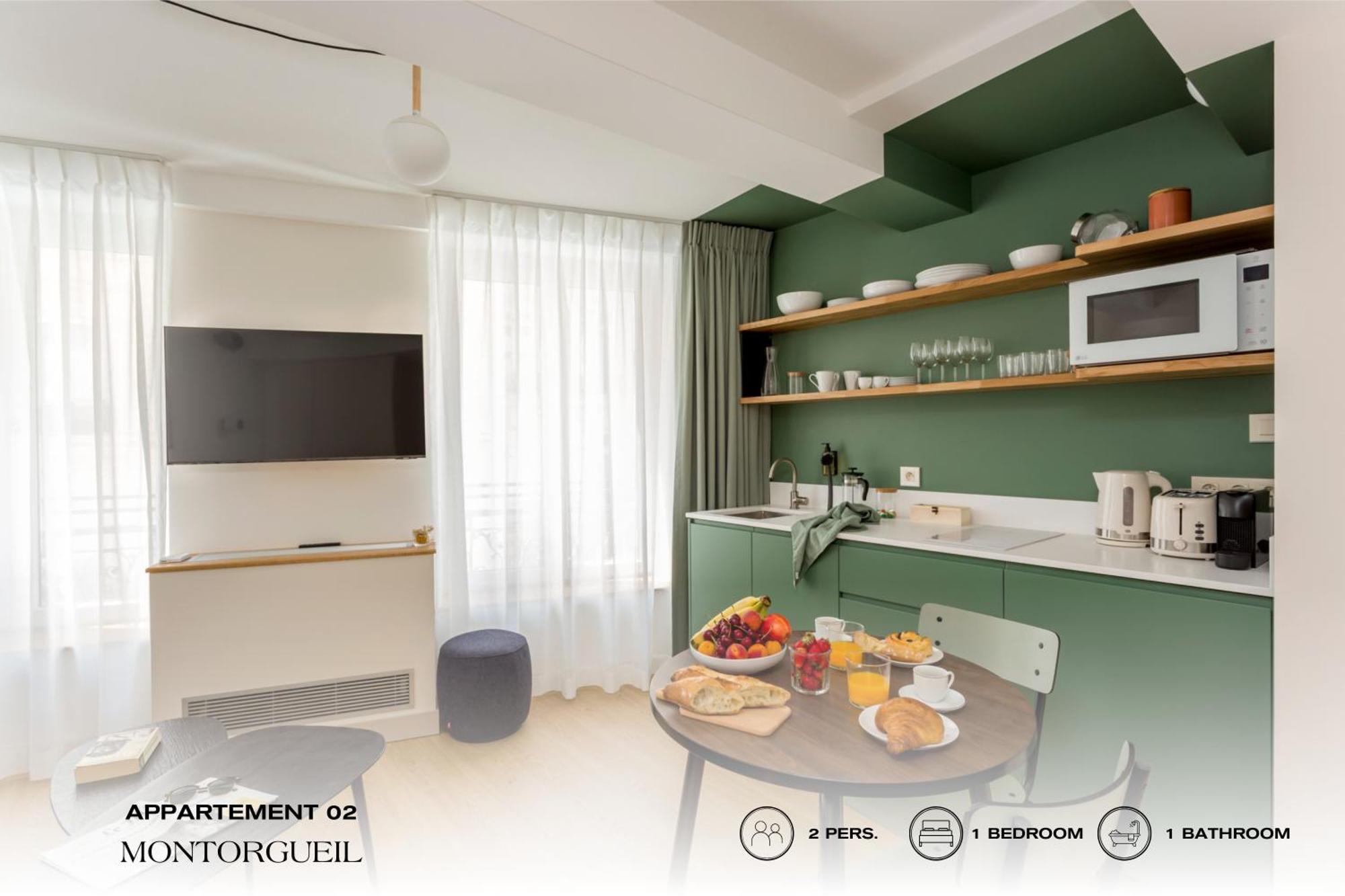 Beauquartier - Montorgueil Apartment Paris Bagian luar foto