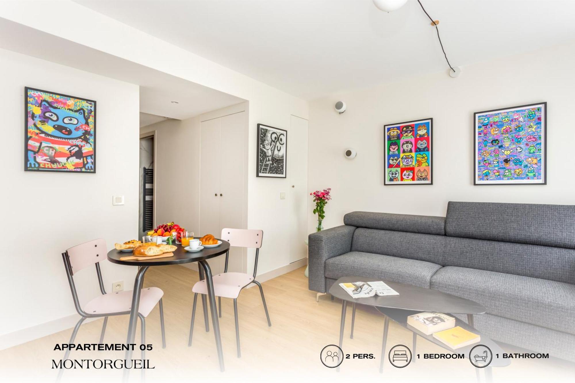 Beauquartier - Montorgueil Apartment Paris Bagian luar foto