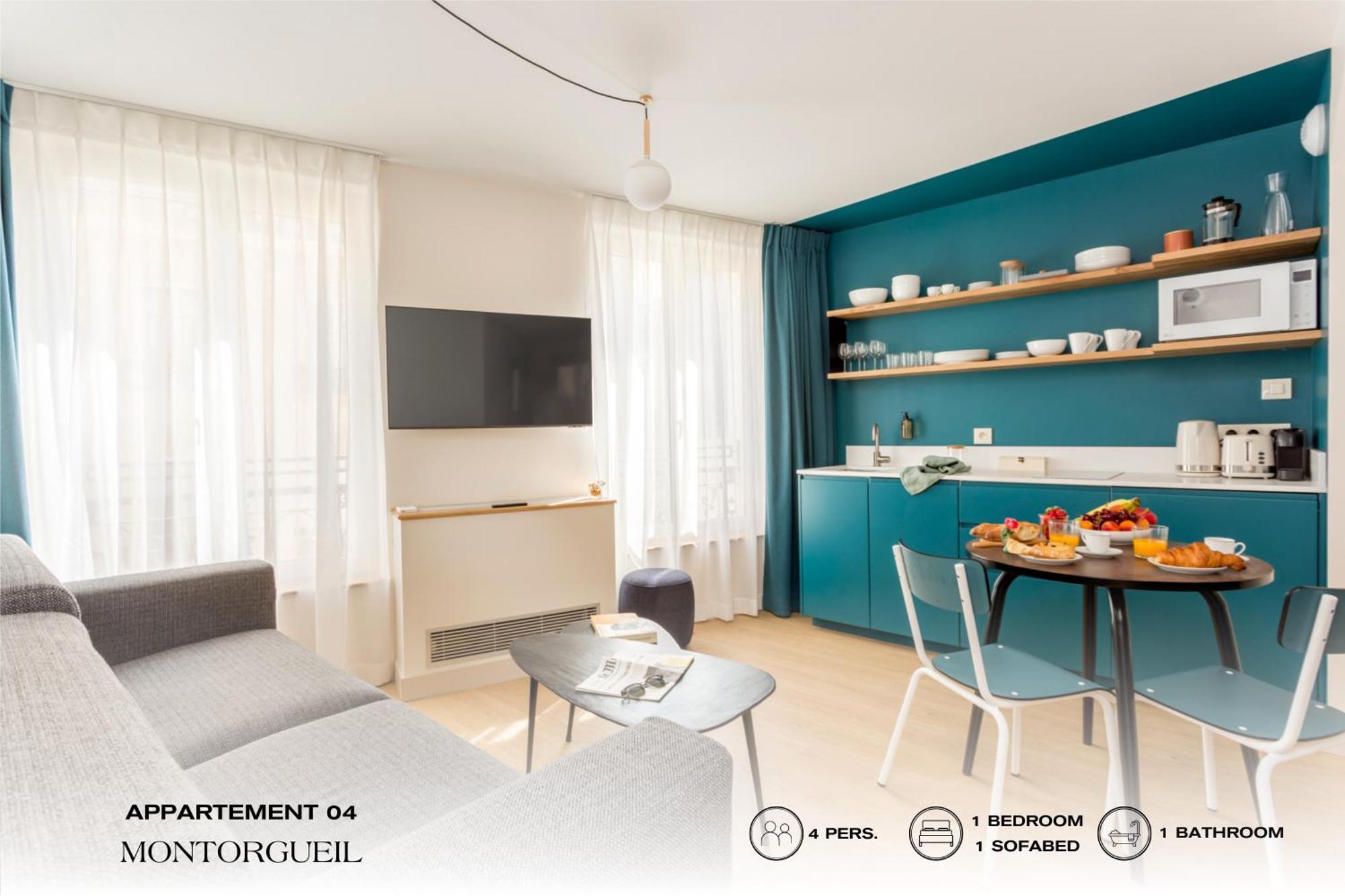 Beauquartier - Montorgueil Apartment Paris Bagian luar foto