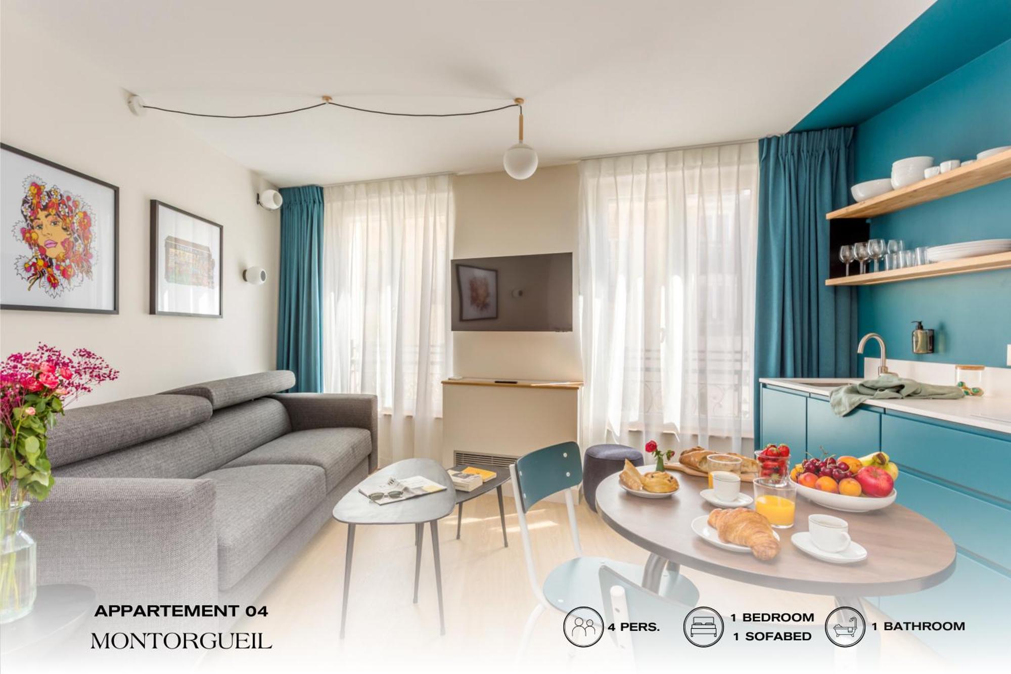 Beauquartier - Montorgueil Apartment Paris Bagian luar foto