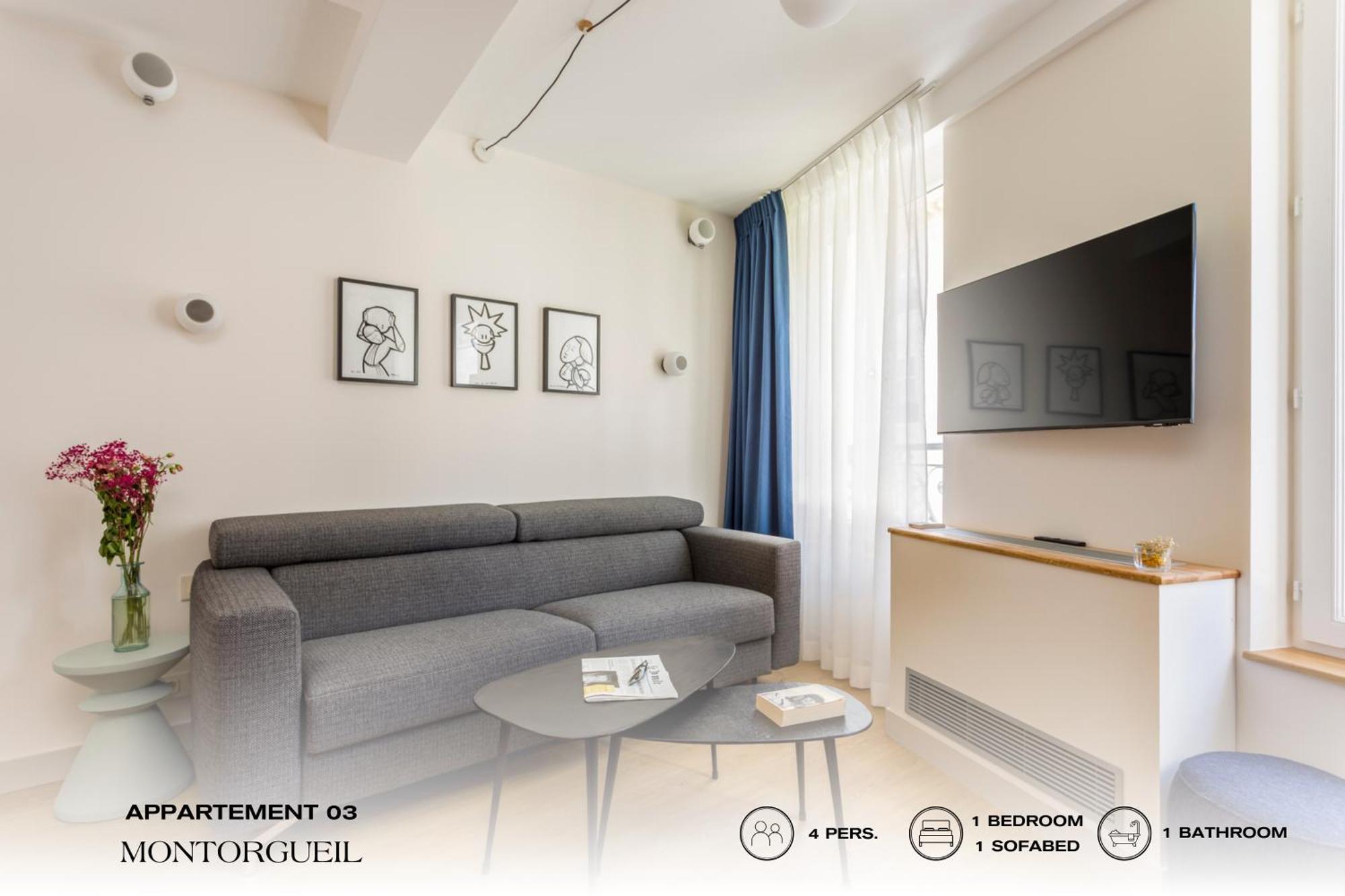 Beauquartier - Montorgueil Apartment Paris Bagian luar foto