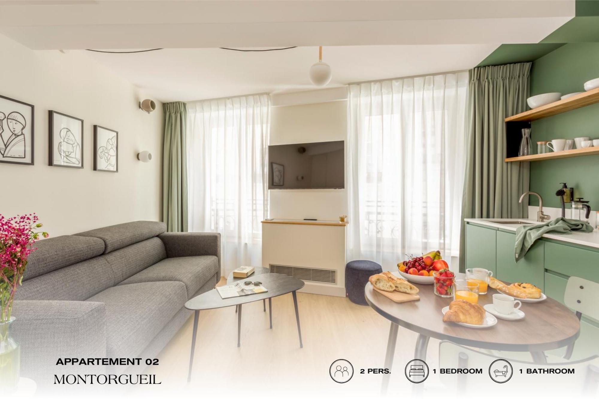 Beauquartier - Montorgueil Apartment Paris Bagian luar foto