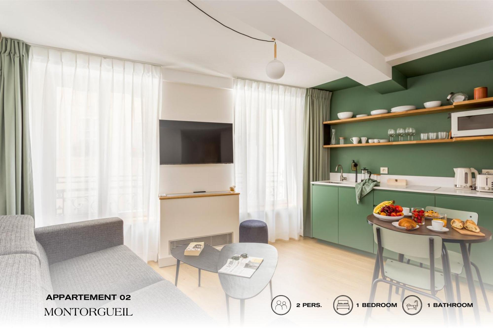 Beauquartier - Montorgueil Apartment Paris Bagian luar foto
