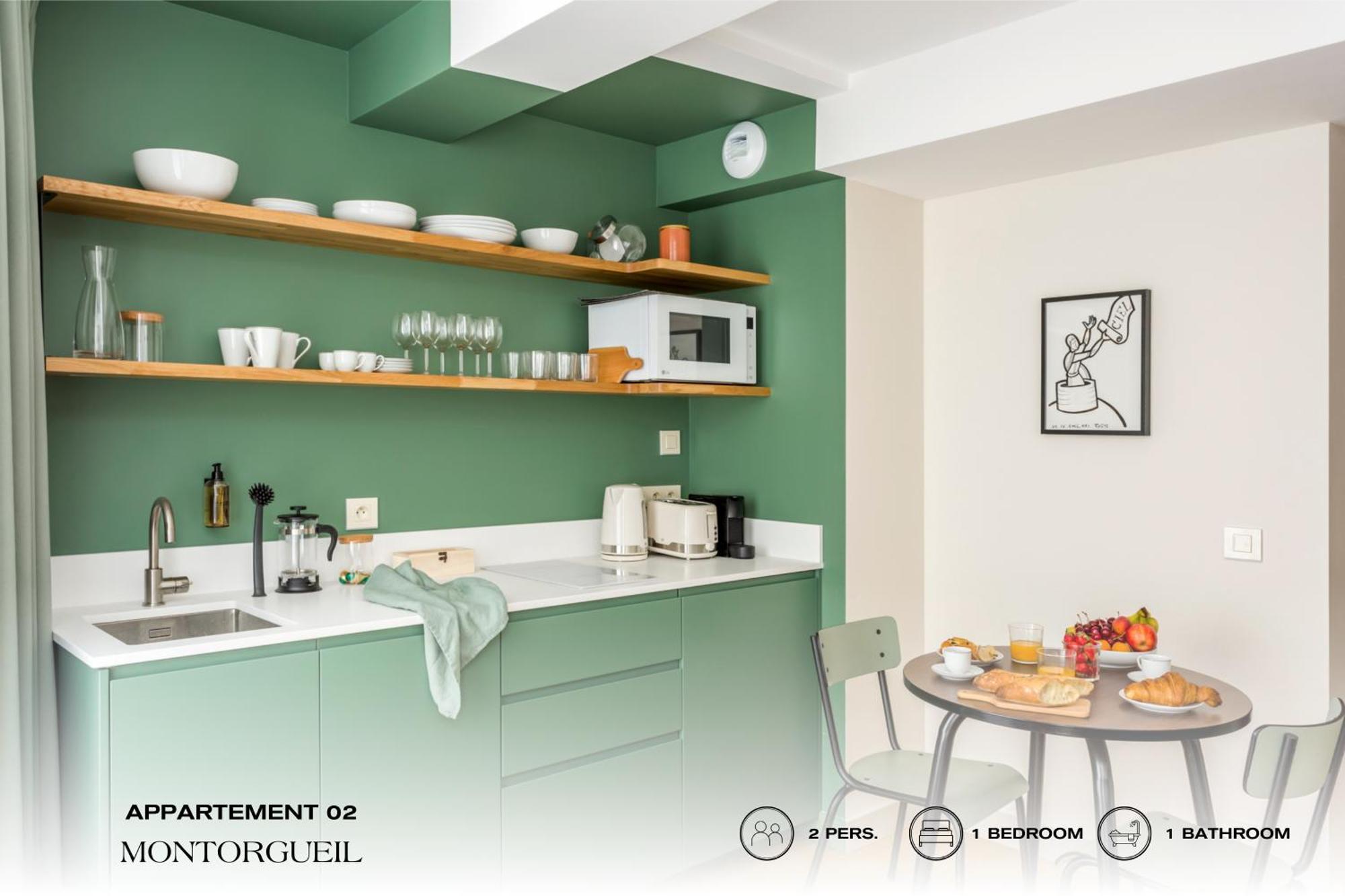 Beauquartier - Montorgueil Apartment Paris Bagian luar foto